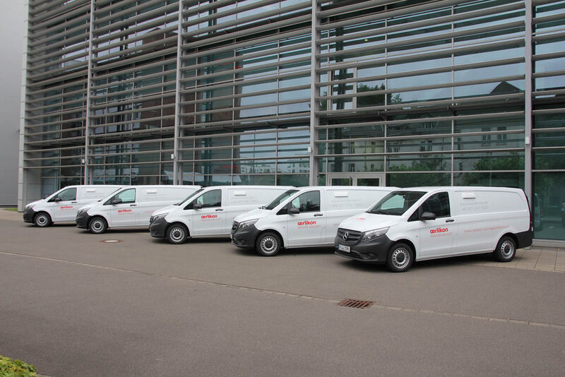Field Service Fleet — New Vans (Picture: Oerlikon Leybold Vacuum)