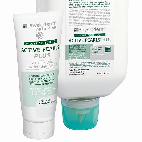 Aktivperlen gegen Abrieb: neuer Handreiniger von Physioderm.(Foto:  PGP)