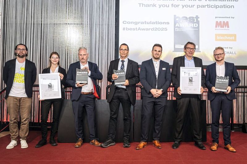 Impressionen der Verleihung des „best Award“ 2025 am ersten Messetag. (Bild: Jürgen Biniasch)