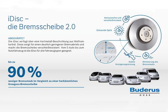 Die Vorteile der I-Disc auf einen Blick (zum vergrößern bitte klicken).(Bild:  Bosch)