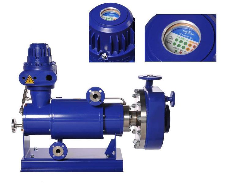 KSB präsentiert zur Achema die vom Joint-Venture-Partner Nikkiso entwickelte Überwachungseinheit ‚E-Monitor’. Bild: KSB (Archiv: Vogel Business Media)