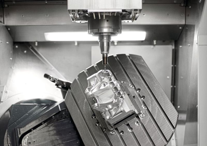 Eine von fünf Weltpremieren auf der Hausmesse: Bei der DMU 60 eVo 2. Generation haben die Entwickler das bewährte Maschinenkonzept auf Basis der  Tisch-Kinematik weiterentwickelt, um den steigenden Anforderungen an Genauigkeit, Dynamik und Flexibilität gerecht zu werden.  (Bild: DMG Mori)