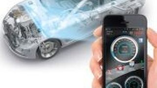 Mithilfe der Bosch-App „fun2drive“ kann ein Smartphone Diagnosedaten auslesen. (Foto: Bosch)