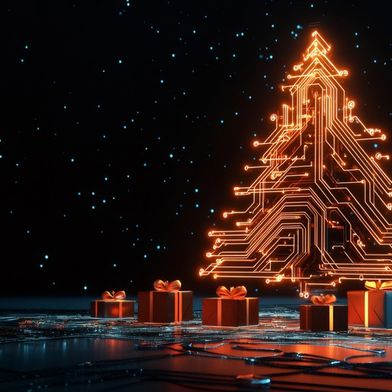 adobestock-1776784252-victoriaemerson-kuenstliche-intelligenz-ki-weihnachten-1000x562v1 (Bild: © VictoriaEmerson/stock.adobe.com)