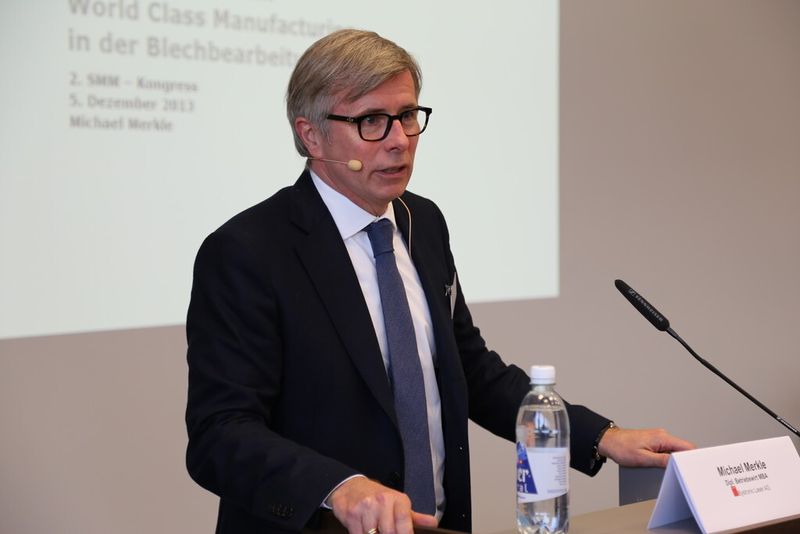 Michael Merkle von der Bystronic Laser AG. (Bild: Matthias Böhm)