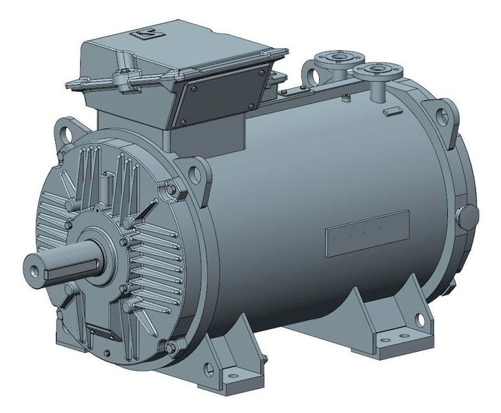 IMfinity-LC-Motor von Leroy-Somer zum Antrieb der Zugseile (Leroy-Somer)