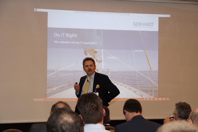 Thomas Gebhardt von Gebhardt Sourcing AG berichtete »Aus der Praxis – für die Praxis«. (Akademie)