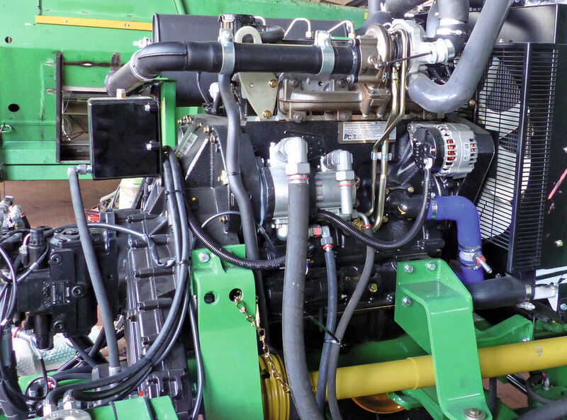 Hydrauliksysteme von Rexroth sorgen für den Antrieb der Maschine. (Bild: Bosch Rexroth)