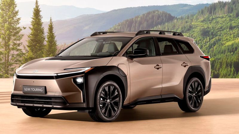 Der Toyota bZ4X Touring kommt in der ersten Jahreshälfte 2026 auf den Markt.(Bild:  Toyota)