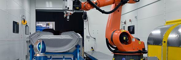 Roboter gehen gerne “eigene Wege”. Eine präzise Kalibrierung per Lasertracker macht diesem Eigensinn ein Ende. (Bild:  Faro)