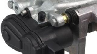 Bei der elektronischen Parkbremse von TRW betätigt ein elektrischer Stellmotor die Bremsbacken.  (Foto: TRW)