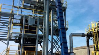 The Aries Clean Energy gasification plant in Lebanon, TN, recently maintained a 94 % uptime rate over the last 100 consecutive days. (Business Wire)