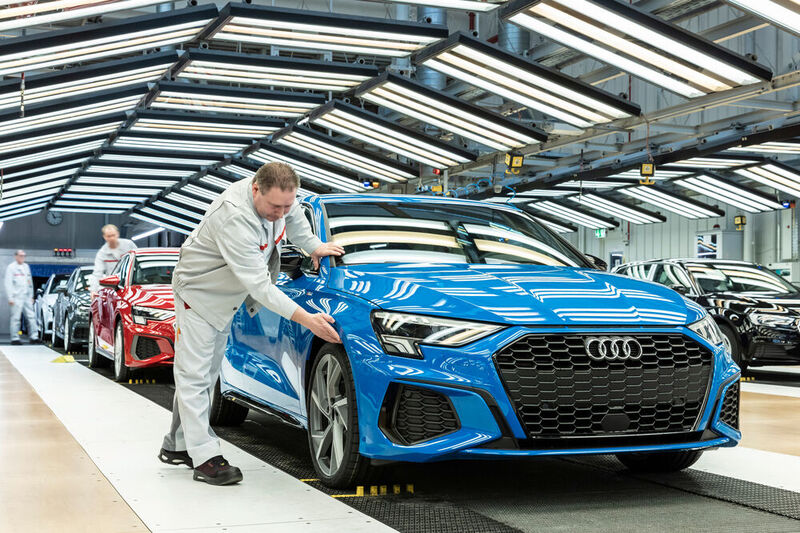 Kurzarbeit beim Autohersteller Audi. 
