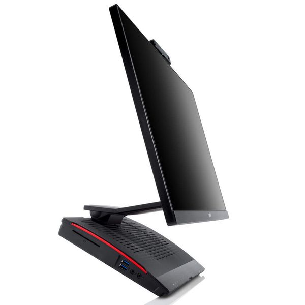 Black beauty: All-in-one-PC Esprimo X913-T mit 23 Zoll großem HD-Display. (Fujitsu)