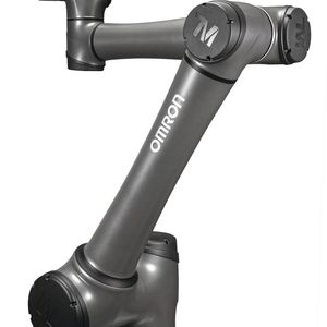 Erweiterte S-Serie: Die neuen Cobot-Modelle von Omron heben bis zu 30 Kilogramm und sind dank Schutzart IP65 nun auch gegen Staub und Wasser geschützt.(Bild:  Omron)