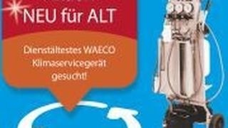 Haben Sie Deutschlands ältestes Klimaservicegerät? Dann schnell zu Waeco! (Foto: Waeco)