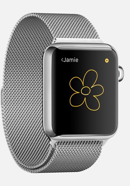Scribble: Mal eben mit dem Finger eine kleine Botschaft auf das Display malen und verschicken. (Bild: Screenshot/www.apple.com/de)