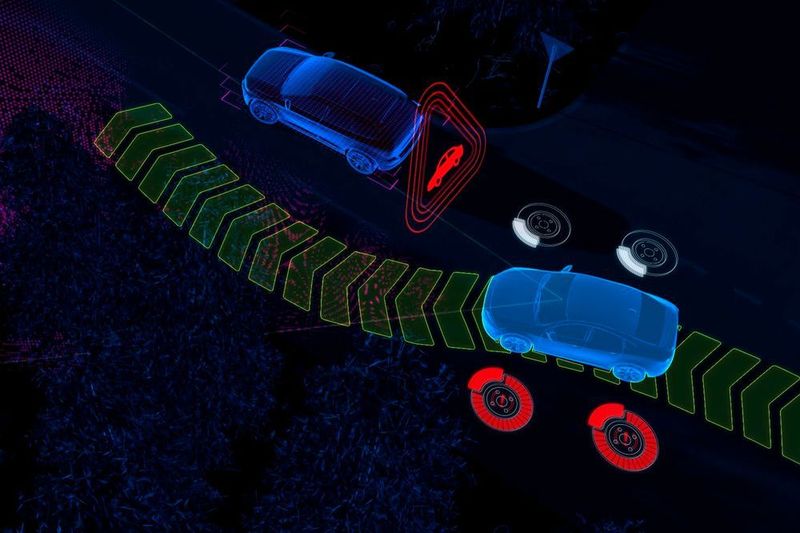 Neu sind vor allem drei Assistenzsysteme: Das City Safety System, das neben anderen Fahrzeugen auch Fußgänger, Fahrradfahrer und Wildtiere erkennt, beinhaltet nun auch eine Lenkunterstützung: Sie kommt zum Einsatz, wenn eine automatische Notbremsung nicht ausreicht, um einen Unfall zu verhindern, und der Fahrer einen Lenkimpuls an das Lenkrad weitergibt. (Volvo)