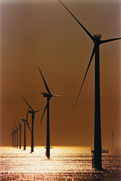 Offshore-Windpark  ... mit Antrieben von Bonfiglioli. Bild: Vestas Central Europe (Archiv: Vogel Business Media)
