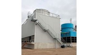 Die Rückkühlwerke im Chemiepark Gendorf (Infraserv Gendorf)