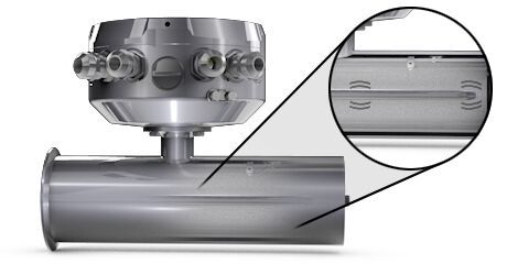 Fig. 4: At the core of contemporary digital density meters lies the measuring sensor, typically characterized by a U-shaped tube that is electronically induced to oscillate at its inherent frequency. (Bild: Anton Paar)