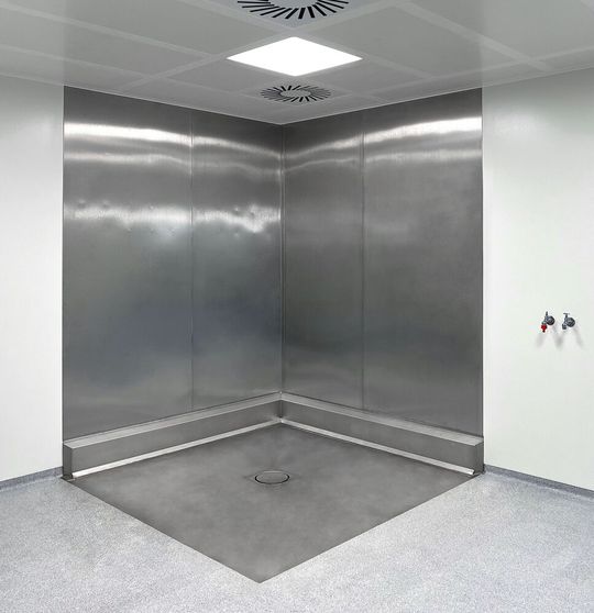 Glatt hat einen fugenlosen Waschplatz für Reinräume entwickelt. Glatt hat einen fugenlosen Waschplatz für Reinräume entwickelt.