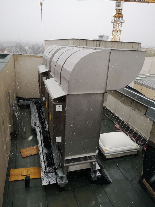 Abbildung 1: Stationäre 2 Megawat-Lastbank (Bild:  Gino AG)