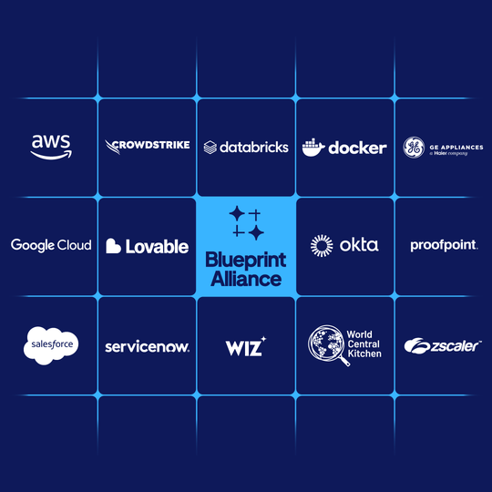 14 Unternehmen aus den Bereichen IT, Security und Industrie haben die Blueprint Alliance gegründet.(Bild:  Blueprint Alliance)