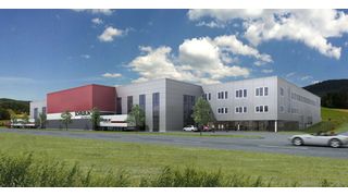 Mitte 2013 soll das neue Gebäude der Schaublin SA in Betrieb genommen werden. 115 Mitarbeiter fertigen dann mit modernstem Equipment. (Bild: Schaublin)