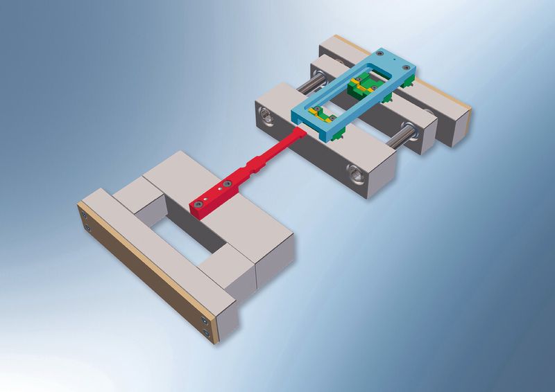 The latch locks help to reliably define mechanical plate movements. (Source: Strack)