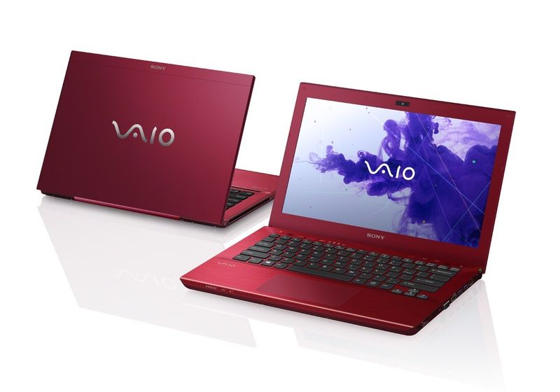 Die Vaio-S-Serie bietet Subnotebooks, die nur im Sony-Online-Shop in der Farbe Rot erhältlich sind. (Bild: Sony)