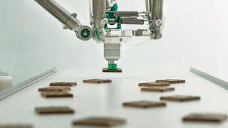 Pick-and-Place-Anwendungen mit dem Delta 3 Roboter. (Bild: Schneider Electric)