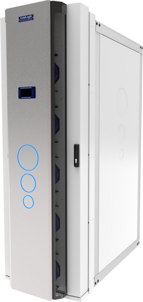 Die Kühleinheit „CL23 HPC Active-RDHX eignet sich für Wärmelasten bis über 200 Kilowatt. (Bild:  Legrand)