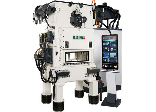 Bruderer UK will premiere the BSTA 280-88-B3 with the new B3 control system at Mach 2026.(Source:  Bruderer UK)