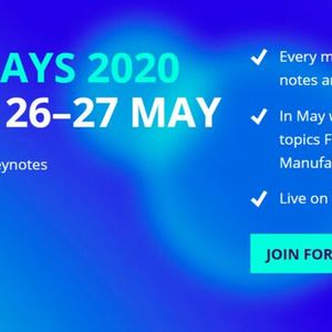 Industry Days  Die Industry Days sind eine monatliche Online-Event-Serie, um Industrieunternehmen und Interessierten weiterin den Transfer von technologischem und praktischem Fachwissen, sowie den Austausch zwischen Teilnehmern und Experten weiterhin in digitaler Form zu ermöglichen. Die Halbtagesslots bestehen jeweils aus einem Keynote Interview, einer Masterclass, einem Best Practice sowie einer Resilience Session. Zwischen den Sessions gibt es die Möglichkeit, Fragen zu stellen. Die Schwerpunkte des aktuellen Events liegen auf den Themen "Future of Work" und "Additive Manufacturing".  Wann: 26. – 27. Mai 2020, online.  Mehr unter: 