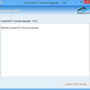 Nach der Installation bringt CounterACT zunächst einmal das Management-Werkzeug auf den neuesten Stand.