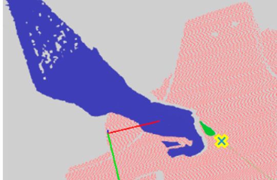 ...und dann bestimmt es die Zielposition, auf die der Finger zeigt.(Bild:  Fraunhofer IOF)