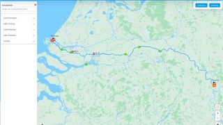 Mit GPS- und Frachtdaten erstellt die App eine digital Karte. (Thyssenkrupp Steel Europe)