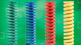 Die Schraubendruckfedern von norelem sind in vier Belastungsstufen erhältlich, die durch verschiedene Farben gekennzeichnet sind. (Norelem)
