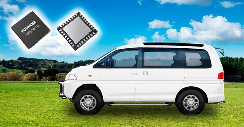 TB9104FTG, a gate driver for bridge circuits used in high-current automotive brushed DC motors.(Source:  Toshiba)