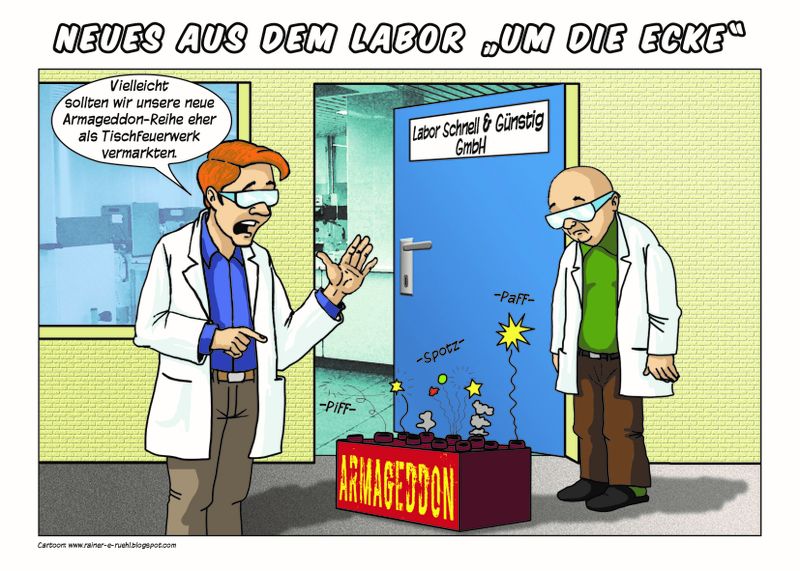Übersicht unserer Bildergalerien (Comic: www.rainer-e-ruehl.blogspot.com) (Bild: LABORPRAXIS/Rühl)