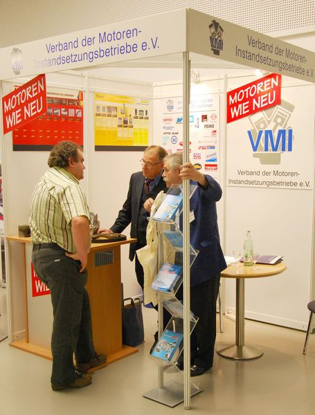 Der Verband der Motoreninstandsetzungsbetriebe (VMI) informierte die Besucher über die Möglichkeiten der Motoreninstandsetzung. (Archiv: Vogel Business Media)