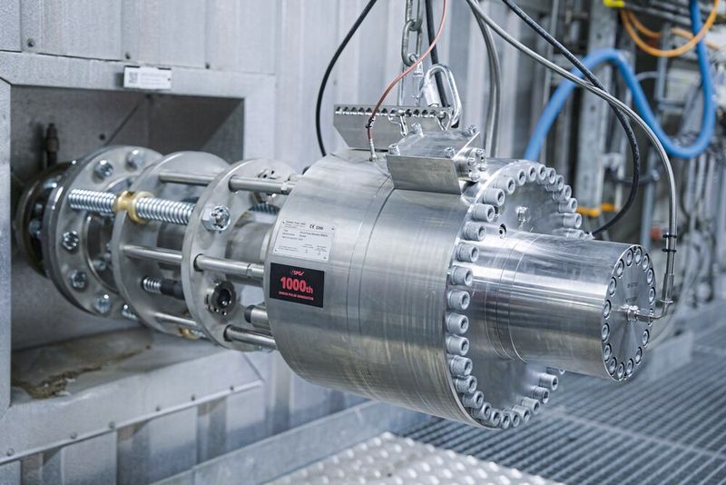 Der bei der schlagartigen Verbrennung innerhalb des Shock Pulse Generators entstehende Überdruck wird binnen Millisekunden in den Kessel hinein entspannt. (Bild: Explosion Power GmbH)