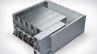 Die modulare DC-Stromversorgung von Burger Engineering kombiniert bis zu acht Netzteilmodule in einem 19-Zoll-Baugruppenträger und liefert je nach Konfiguration bis zu 24 kW. (Bild: Burger Engineering)