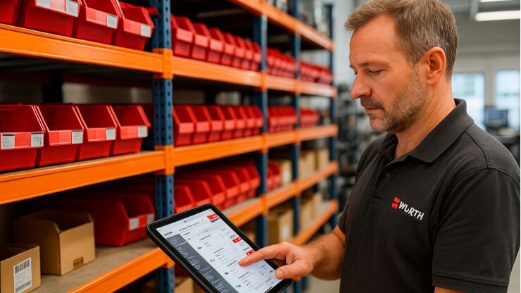 Würth-Artikel sind jetzt im Kfz-Pilot-System verfügbar.(Bild:  KI-generiert © Attribut)