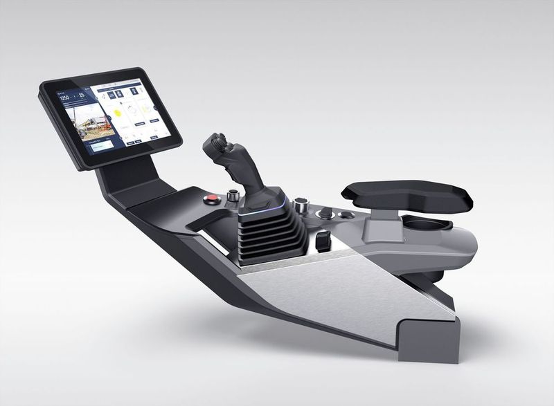 Intusi, das neue interaktive User Interface von Liebherr, ist für die Maschinen von Liebherr der Schlüssel zum Internet of Things. (Liebherr)