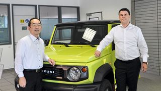 Kazuyuki Yamashita (l.) und Daniel Schnell wollen die Händler motivieren. (Bild: Simon – »kfz-betrieb«)