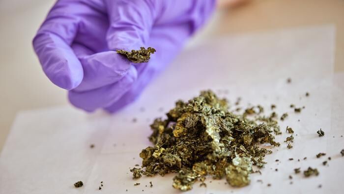 Electrically conductive plastic is also known as conjugated polymers. Conjugated polymers are semiconducting materials analogous to inorganic semiconductors such as silicon. This semiconducting nature makes it possible to manufacture a new type of technology – organic electronics – which can be used in many different areas such as energy conversion and storage, wearable electronics, electronic textiles and biotechnology in connection with or near the body. (Source: Chalmers University of Technology/ Henrik Sandsjö)