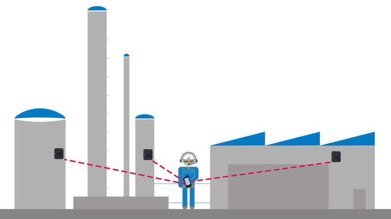Das durch die Beacons ausgesendete Signal kann schließlich durch eine geeignete Software Applikation auf dem Mobilgerät des „Mobile Worker“ empfangen und die Distanz zum Beacon berechnet werden.  (ecom)