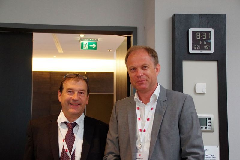 Dr. Ralf Rieger, SAP, und Peter Bilicki, MTI (MTI)